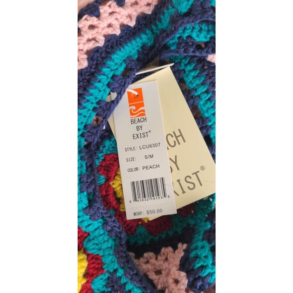 NWT Boho Crochet Swim‎ Cover-up S/M - Picture 4 of 4